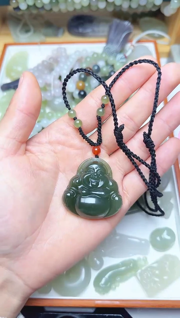 未镶嵌和田玉珠宝半成品吊坠