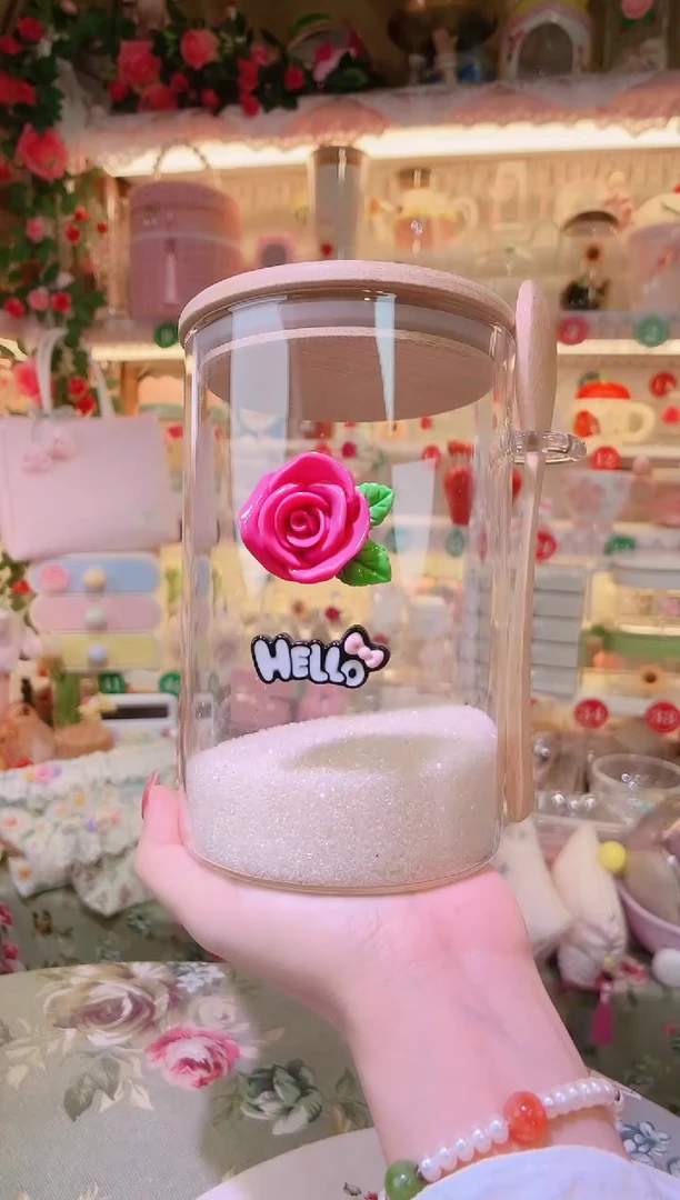 玫瑰花白糖罐——手工制作品质好！
