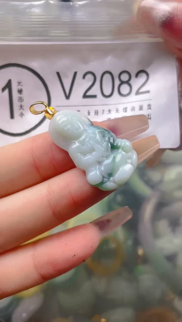 【闪购商品】翡翠颈饰未镶嵌/V/翡翠A货一图一物