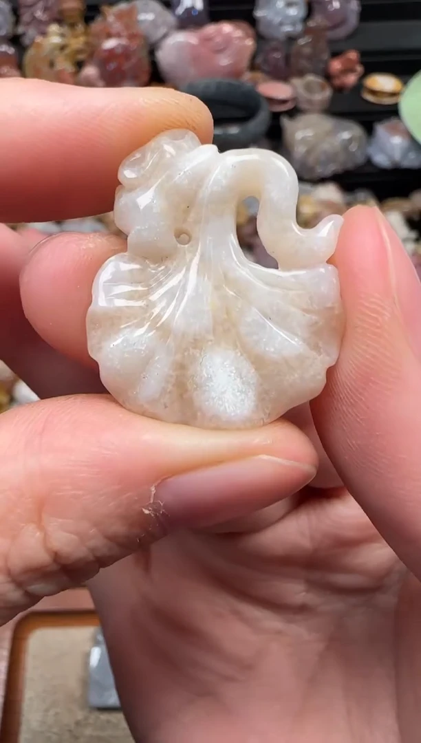 颈饰未镶嵌硅化珊瑚（珊瑚玉）185