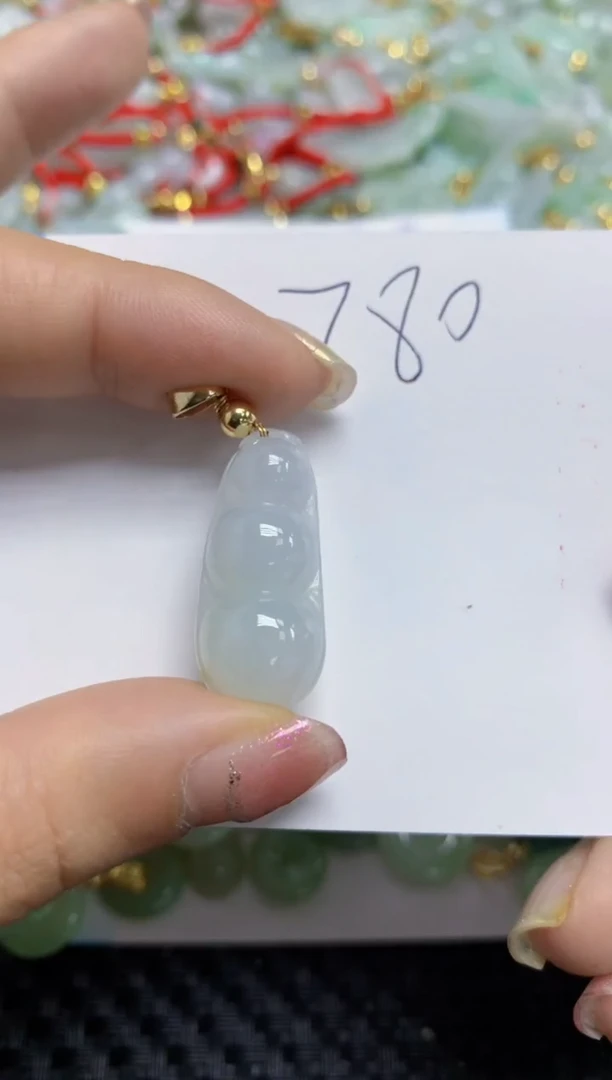 【闪购商品】翡翠颈饰合金天然A货翡翠