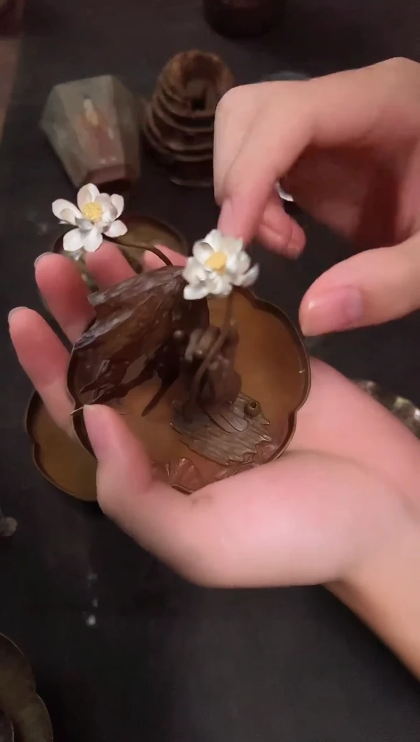 佛手香插+荷花香插+蜻蜓托盘