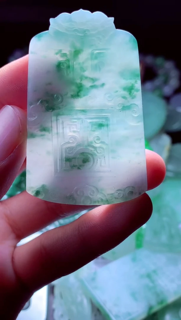 未镶嵌定制翡翠庞**#翡翠毛货定制