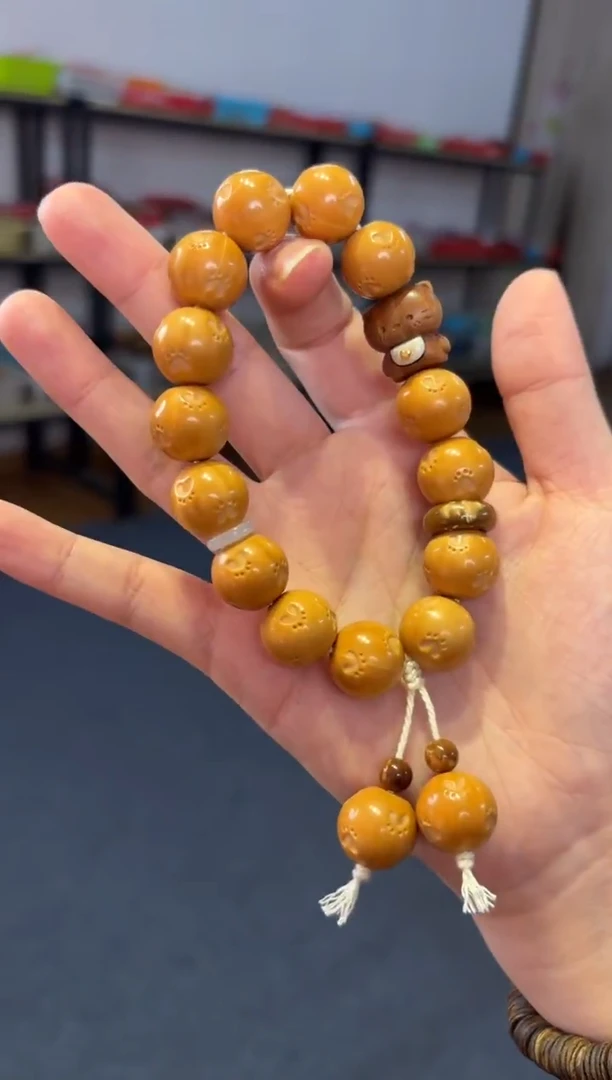 吊坠菩提根/象牙果   猴头【喵哉妙哉】手持