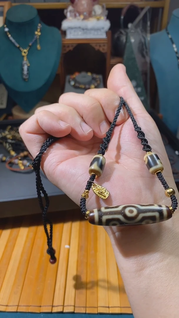 未镶嵌颈饰玛瑙/玉髓（覆膜）C07595多样性发一