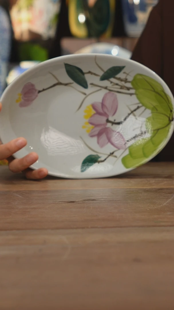 现代 景德镇设计师釉下手绘陶瓷餐具