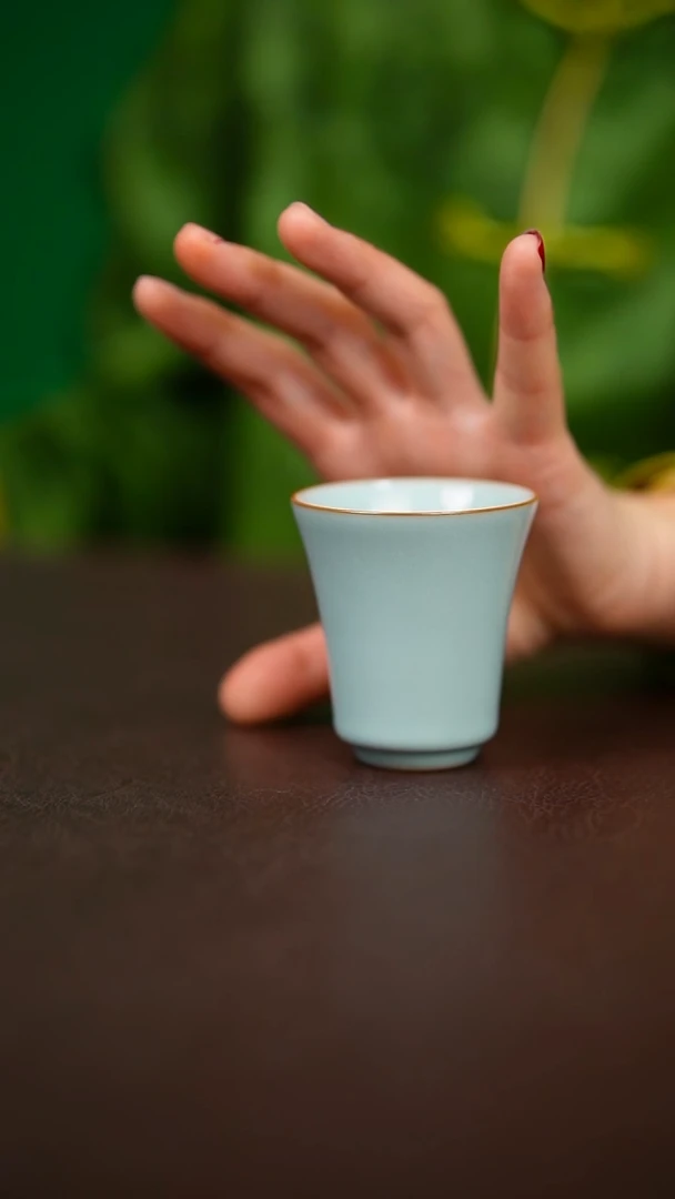 一级天青闻香杯简装