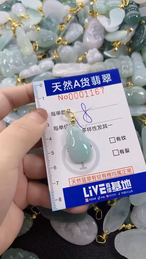 颈饰未镶嵌翡翠天然A货翡翠
