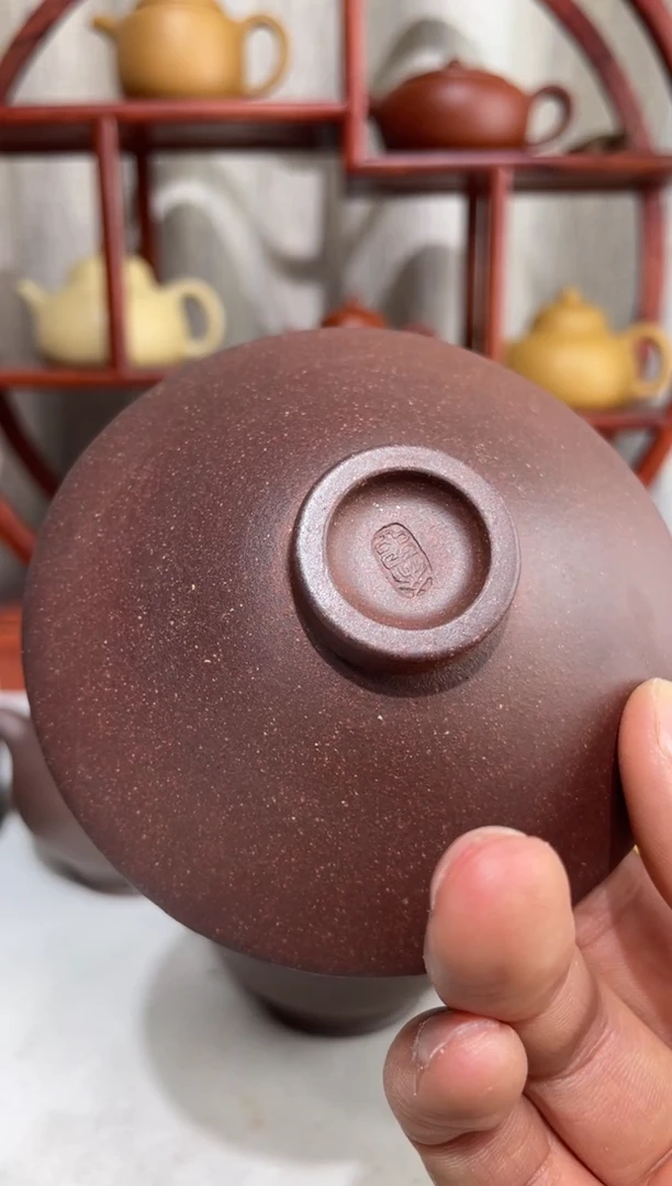 【闪购商品】紫砂茶壶台西底槽青斗笠杯