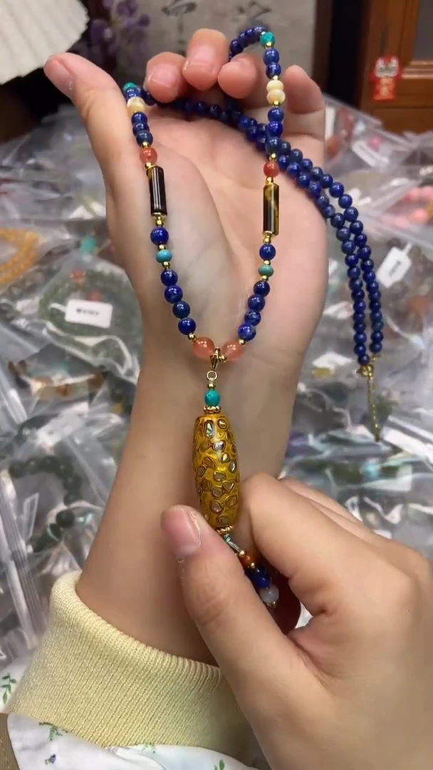 未镶嵌青金石项链352