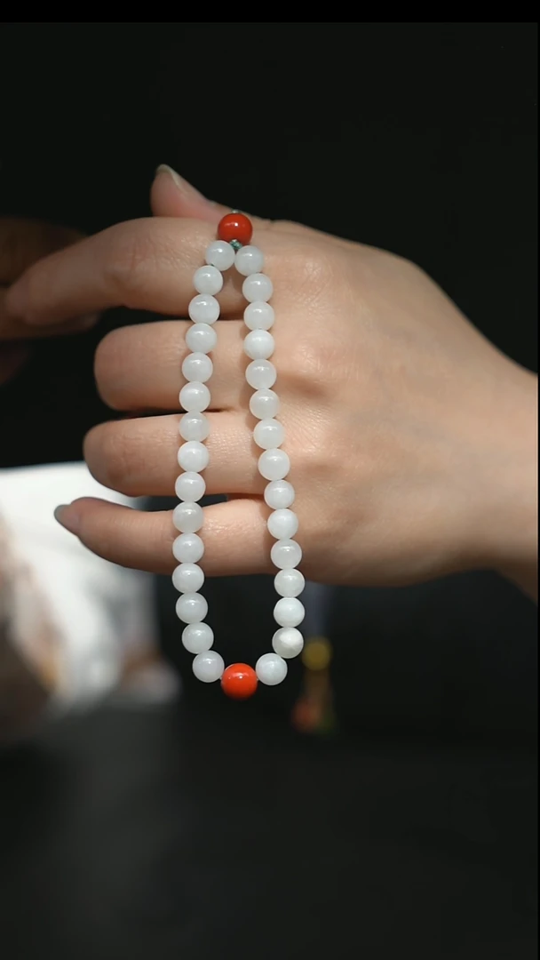 颈饰未镶嵌和田玉7mm