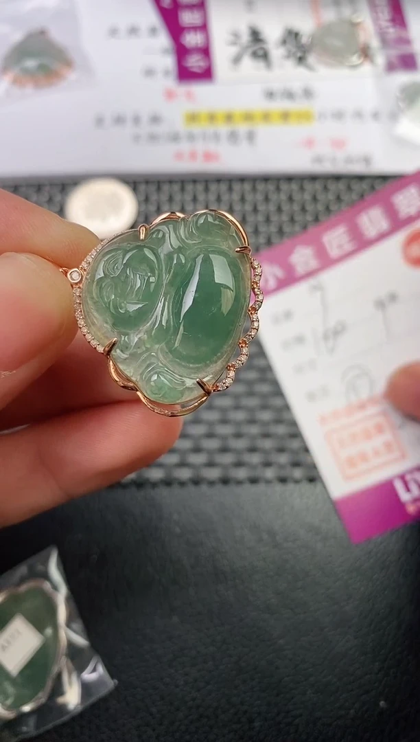 翡翠银S925镶嵌颈饰今·