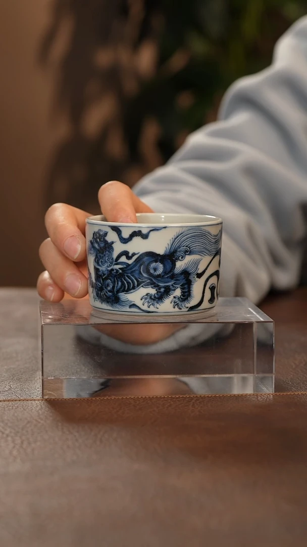 【闪购商品】瓷片青花瓷茶具斌芬陶瓷152