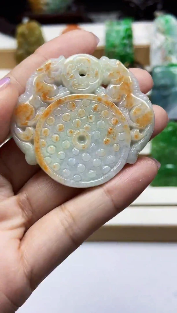 未镶嵌挂件翡翠翡翠A货