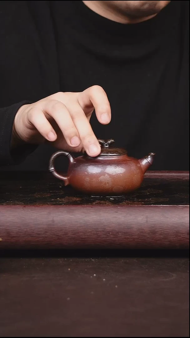 茶壶紫砂柴烧 壶