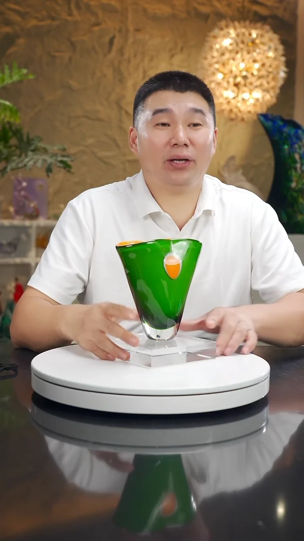 摆件田*福利橙绿香薰瓶