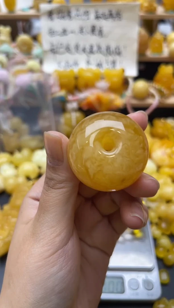 琥珀未镶嵌珠宝奇石120琥珀蜜蜡微瑕