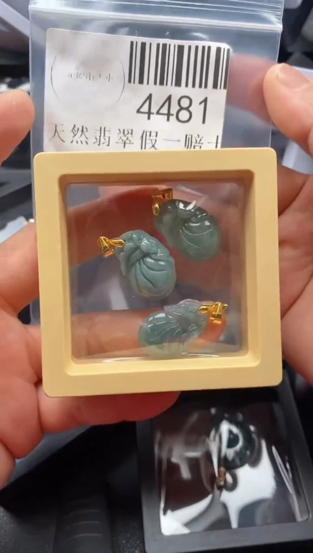 翡翠未镶嵌吊坠(不含链)4481