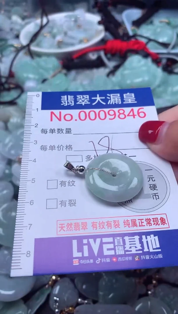 颈饰未镶嵌翡翠9846