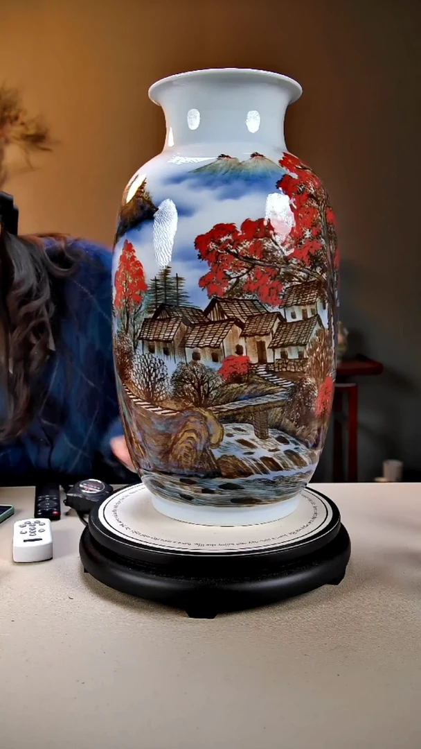 摆件陶景德镇手绘陶瓷43