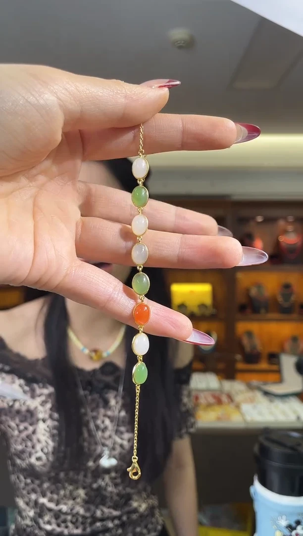 未镶嵌手链和田玉（多样性发一件）13m