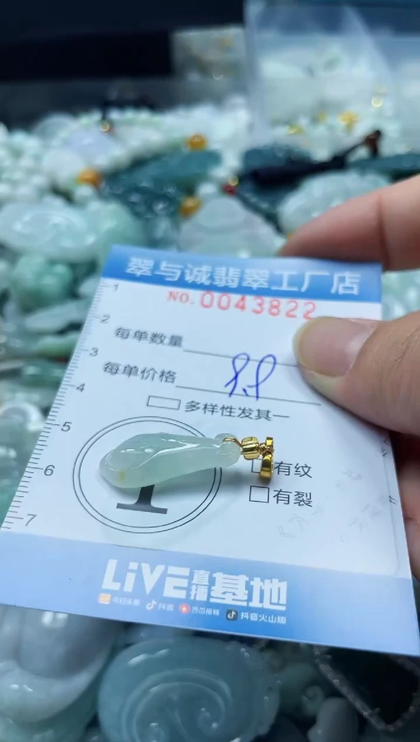 翡翠未镶嵌颈饰闪购0043822