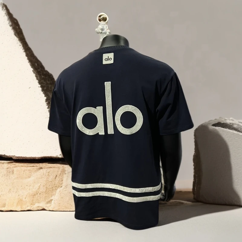 2025夏季新款重磅植绒贴布潮流宽松短袖百搭圆领t恤轻奢痞帅男装