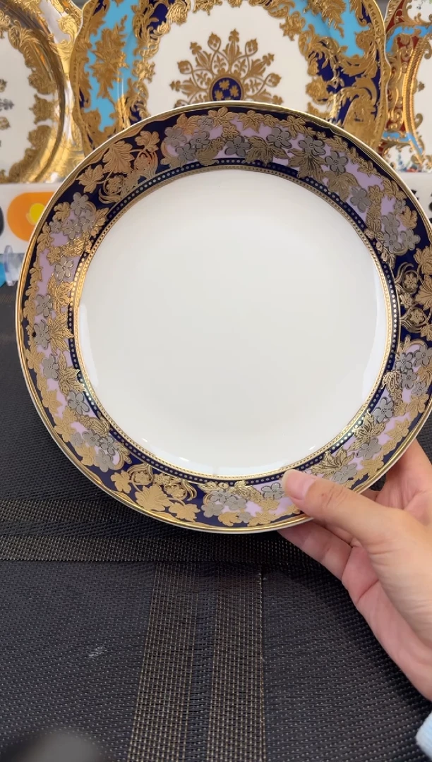 瓷片8英寸菜盘 1个