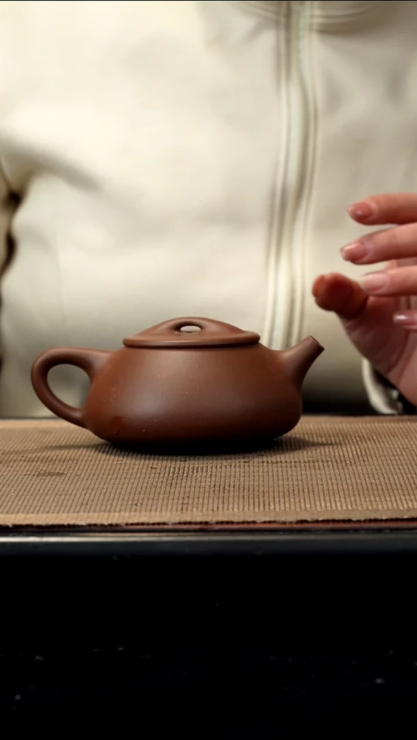 紫砂茶盏紫泥景舟220CC