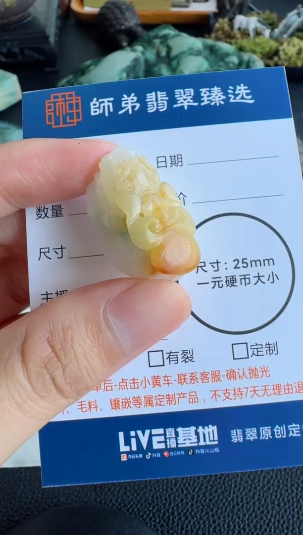 定制翡翠未镶嵌貔貅