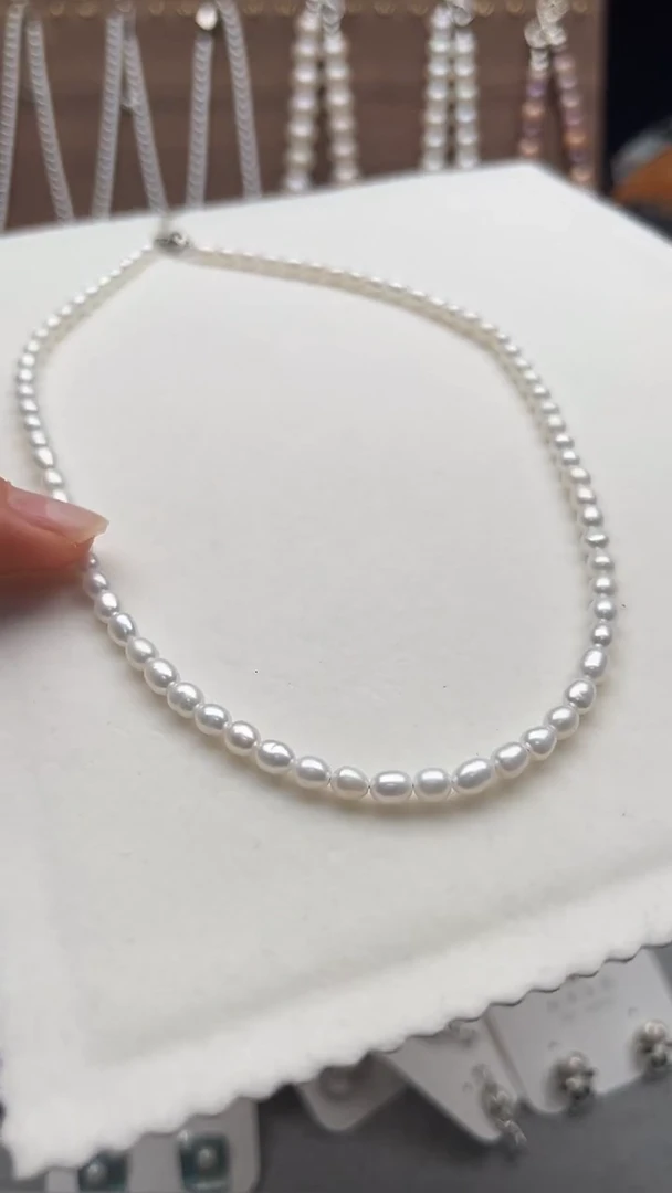 颈饰钛钢淡水珍珠永丽严选