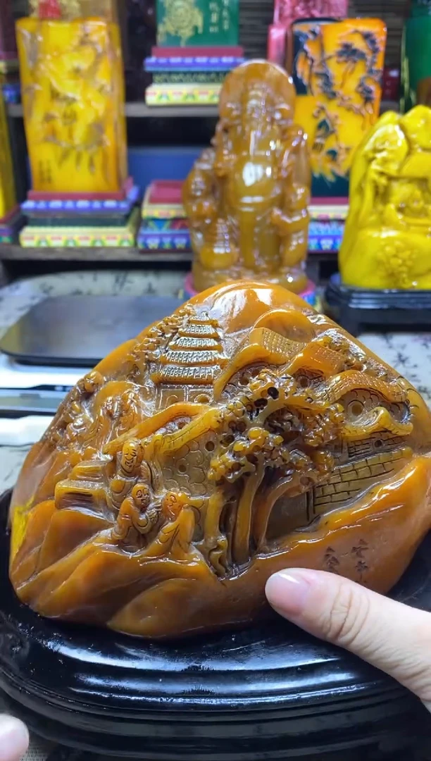 寿山石印石纯天然篆刻石料