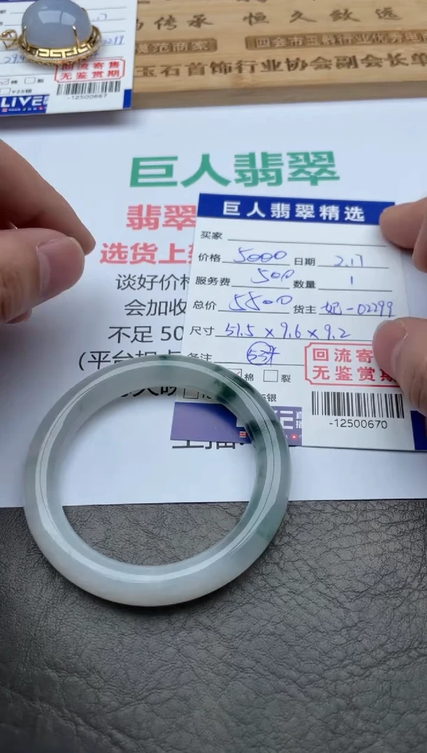 【闪购商品】翡翠颈饰未镶嵌手镯-12500670