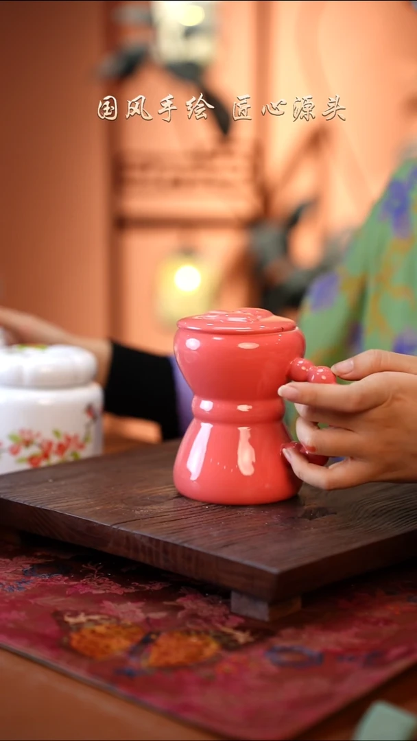 陶瓷景德镇高温釉中彩餐具（无毒无铅无镉）孤品款