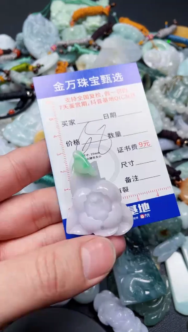 【闪购商品】翡翠颈饰未镶嵌天然翡翠a货