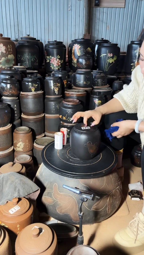 【闪购商品】壶瑕疵茶叶罐 232 花生荷花