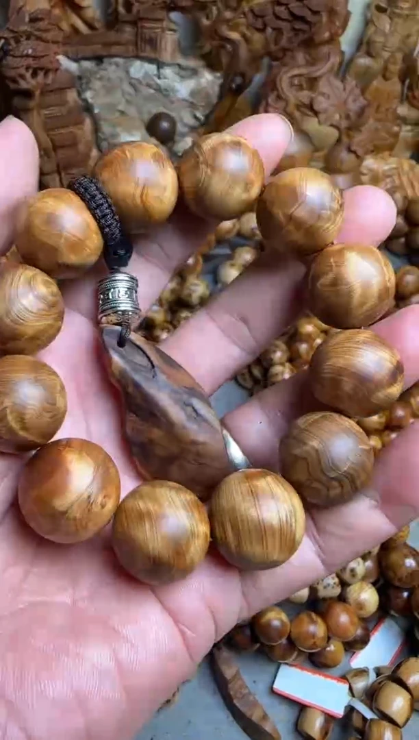 【闪购商品】柏木手串/手链太行崖柏黑骨料龙胆闪电