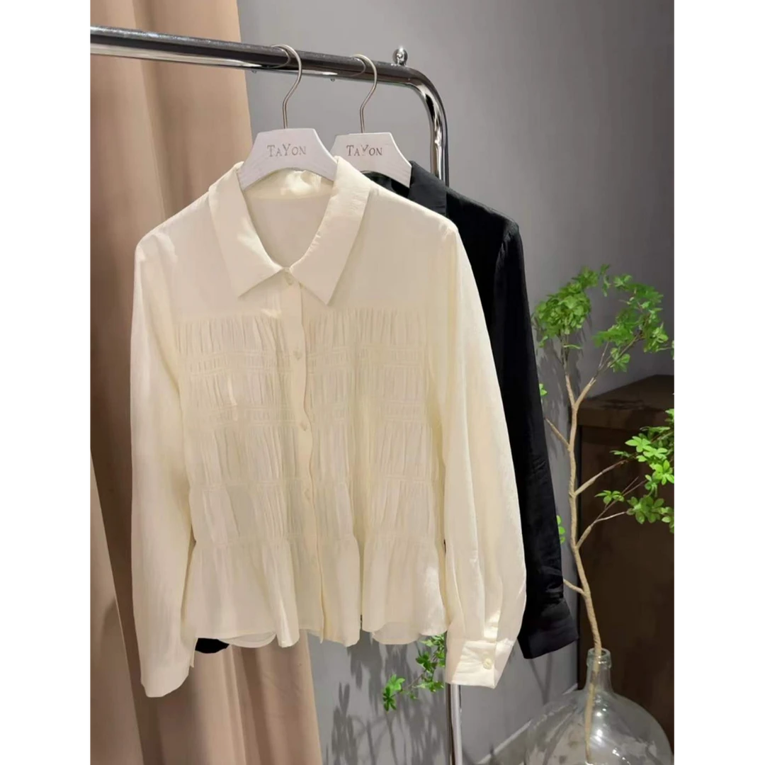 TY5 【法式小衫】定制款简约时尚温柔系法式小衫（衣长56）