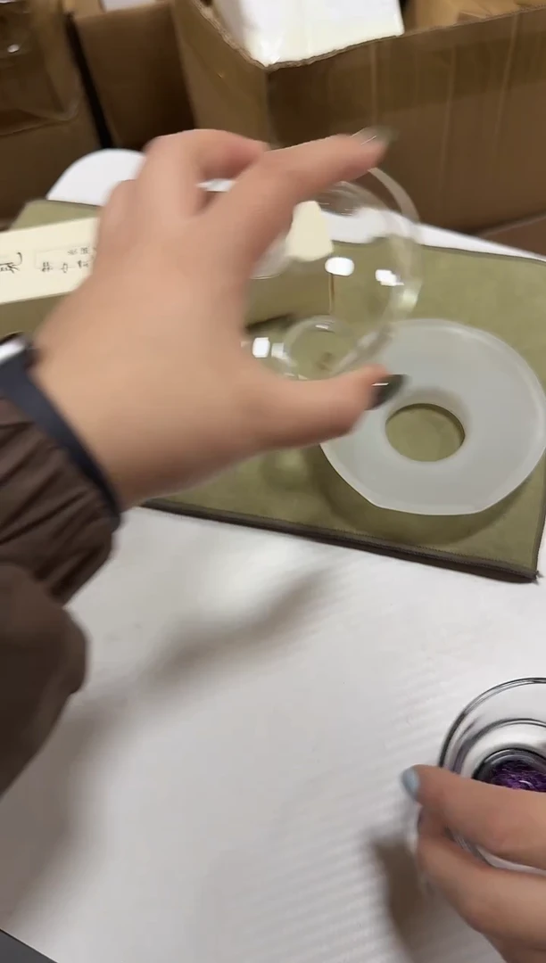 磨砂盖碗