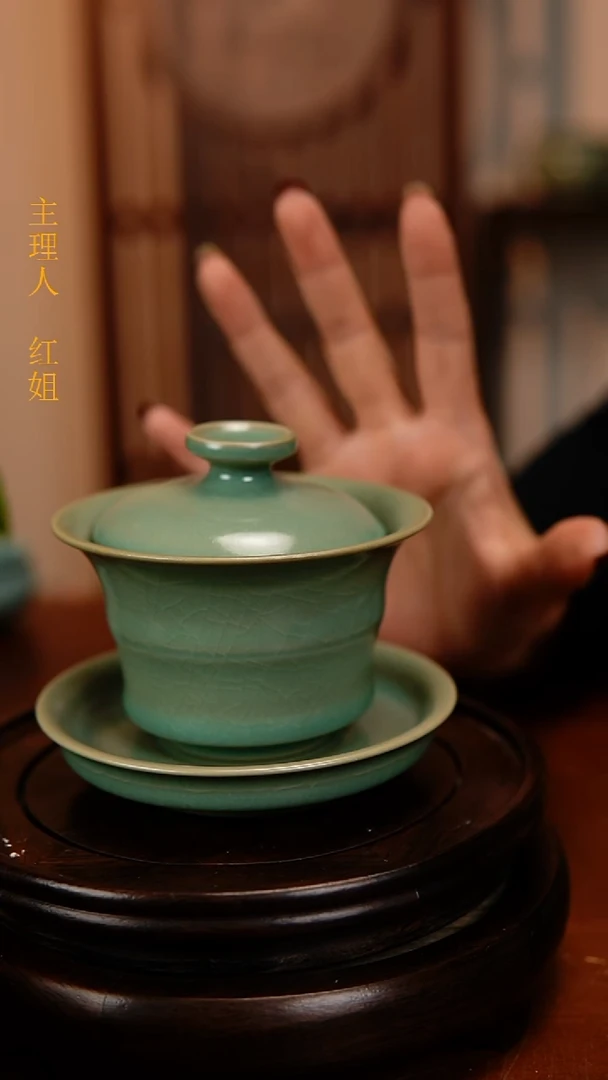 瓷片原产地原矿釉汝瓷