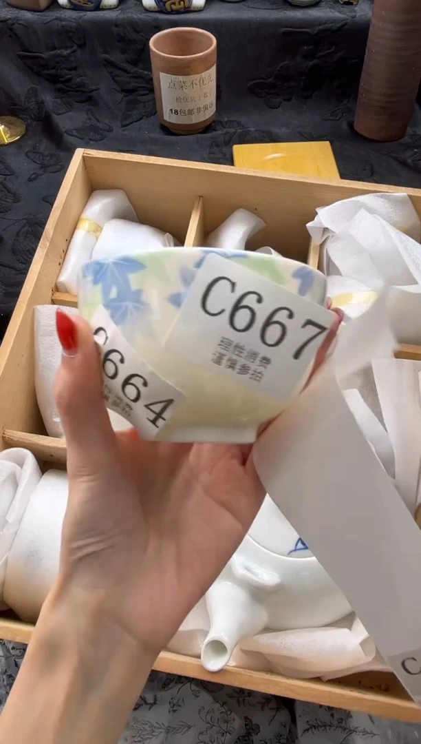 瓷片上****水       C667