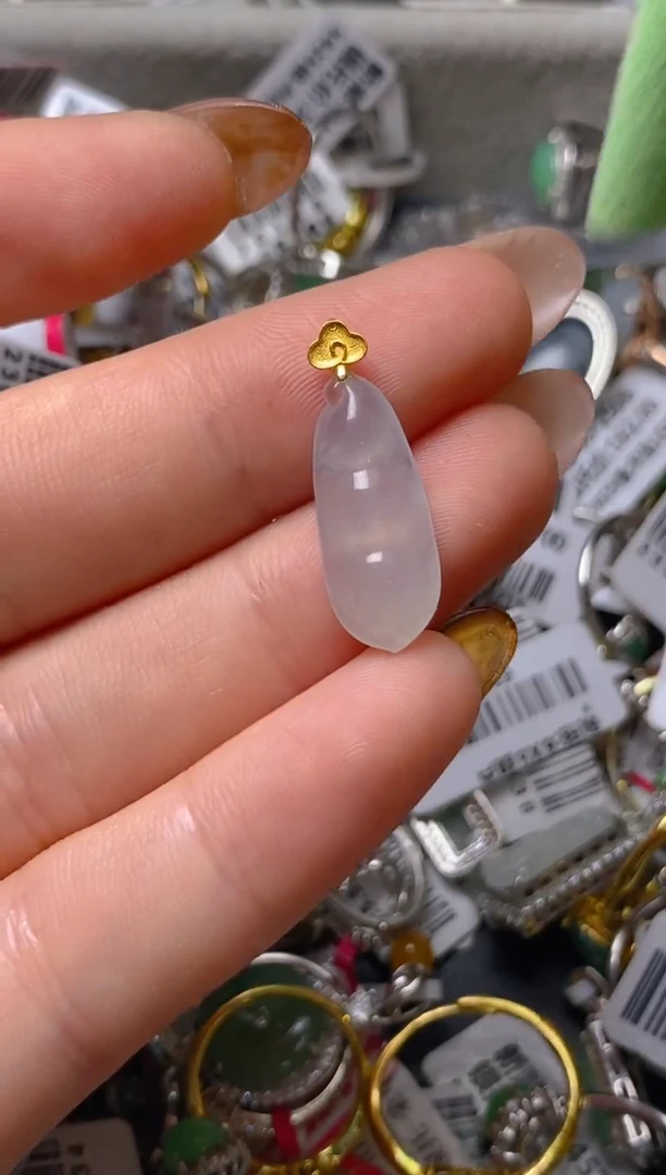 银S925镶嵌戒指翡翠百内无证书