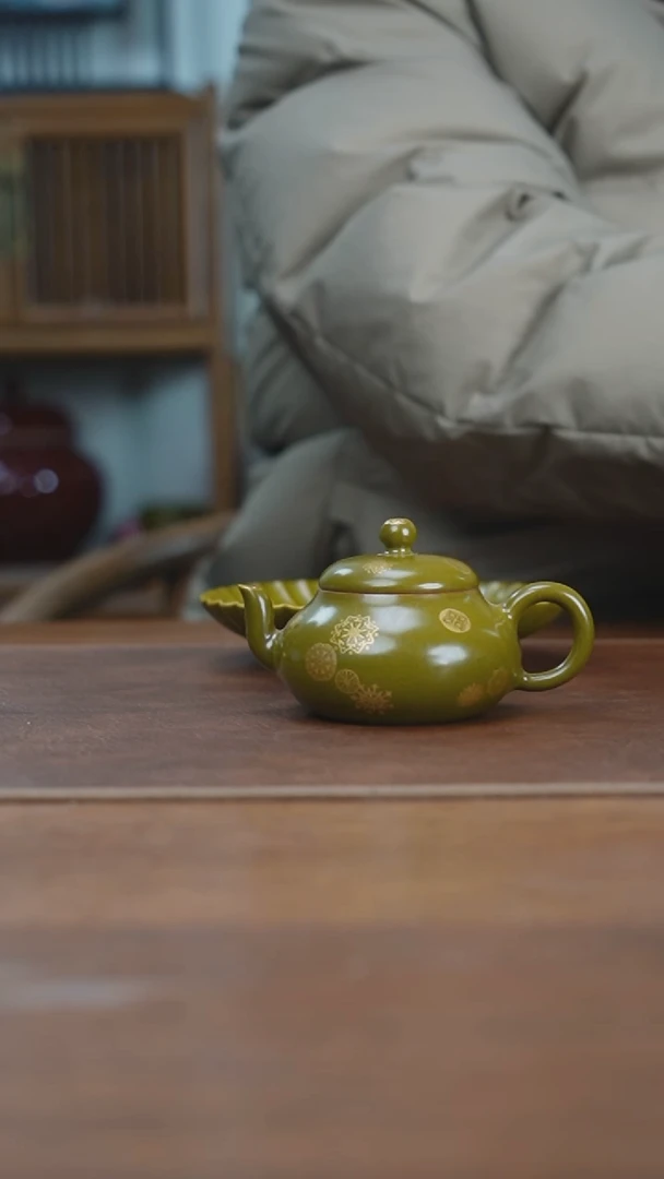 【闪购商品】杯景德镇茶叶末皮球花君德壶