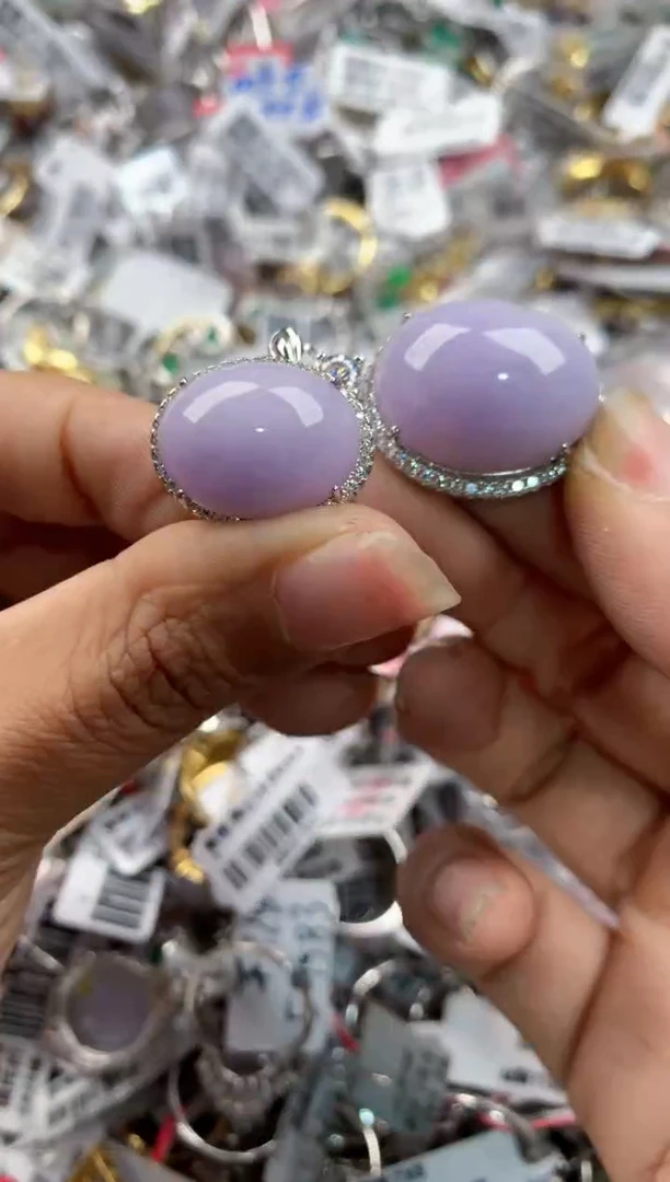 银S925镶嵌戒指翡翠121212---5