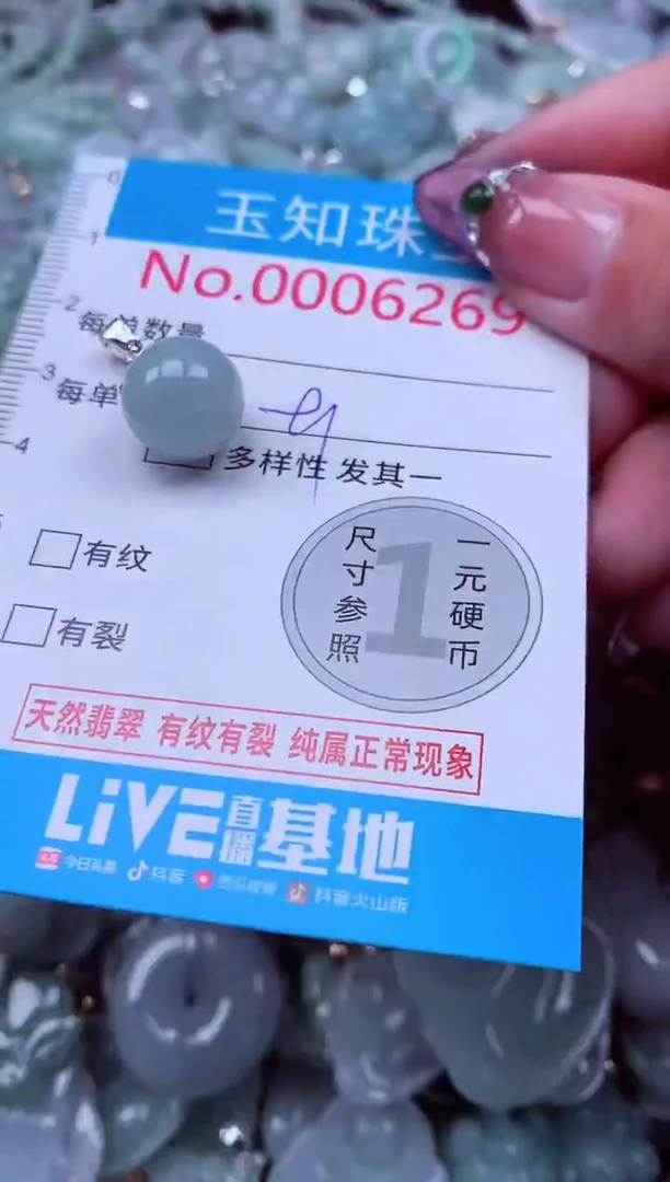 吊坠(不含链)未镶嵌翡翠6269