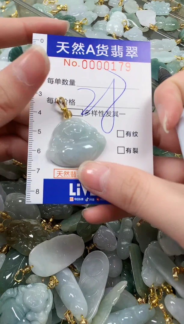 颈饰未镶嵌翡翠纯天然a货翡翠