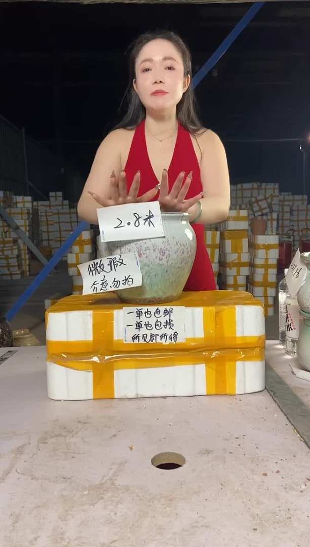 宜兴紫砂粗陶花盆20/20
