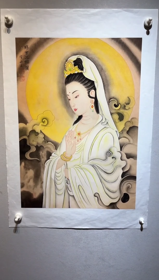 国画国画RW-1300377-张跃华央创美术馆精品定制备案作品