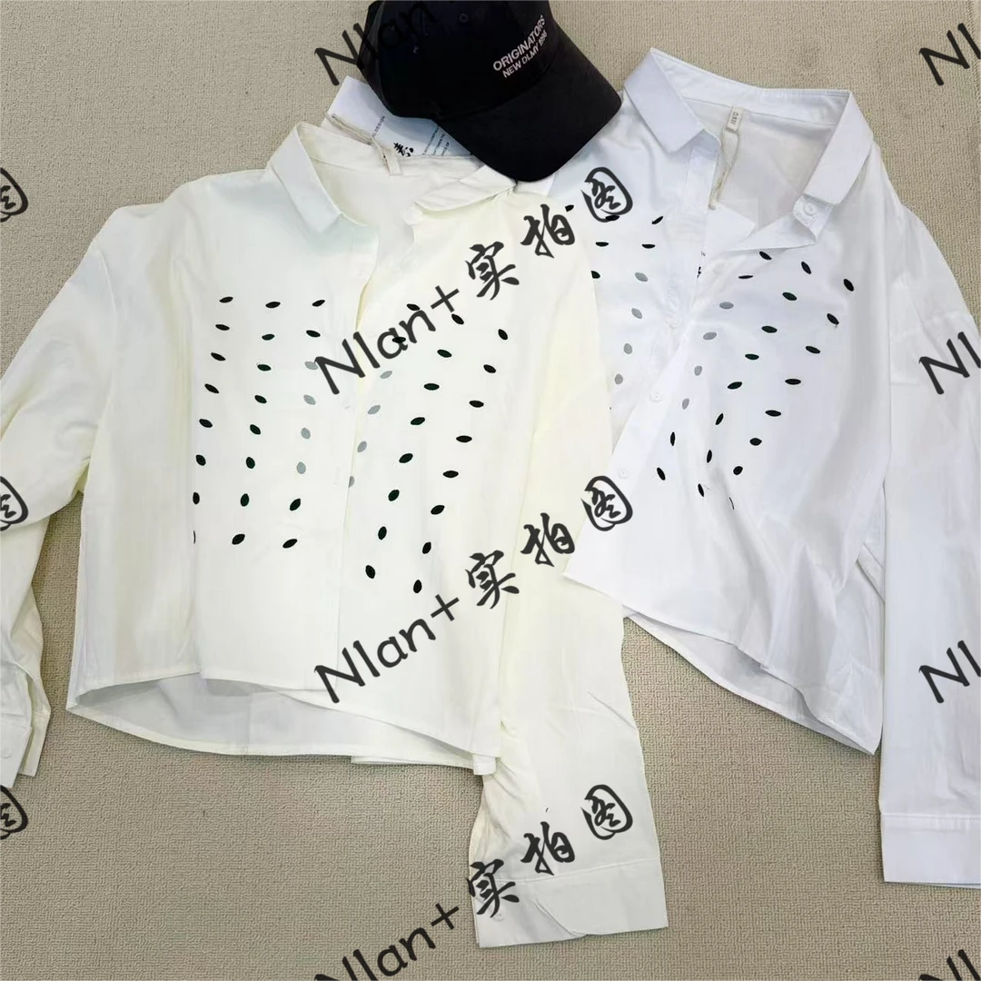 【NIANNIAN+】【7820】点点面长袖衬衫女款时尚休闲女士夏季