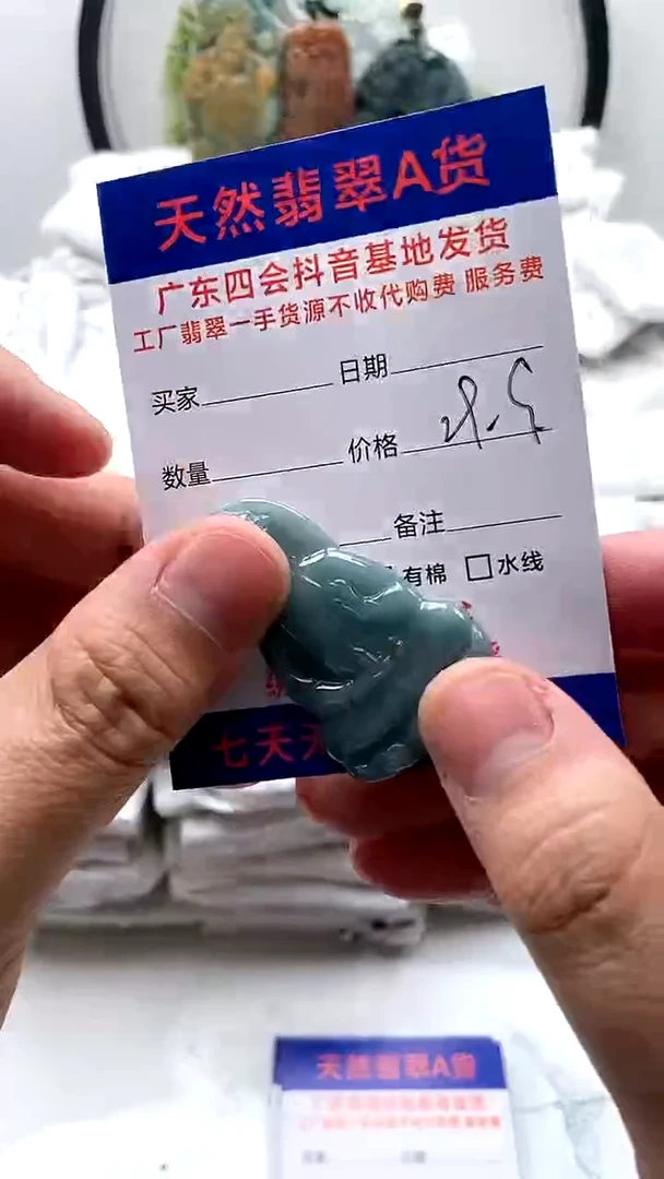 【闪购商品】翡翠颈饰未镶嵌素衣观音